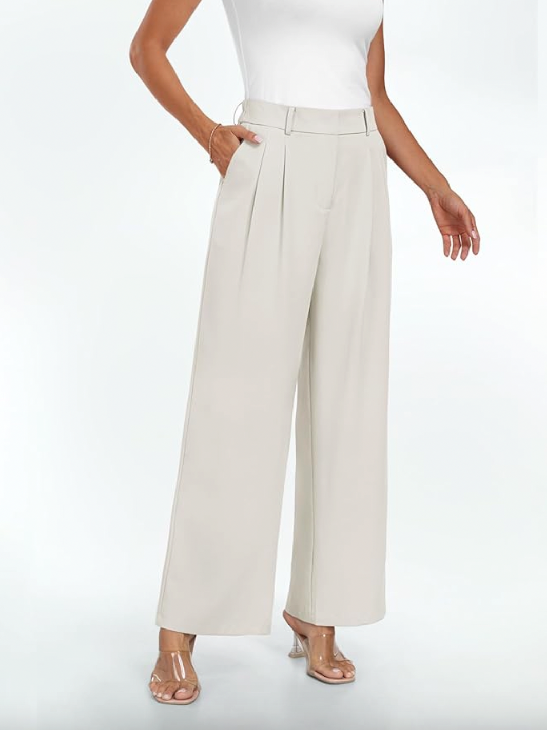 Professional Hight Waisted Leg Dress Pants