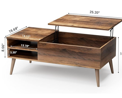 Modern Coffee Table with Hidden Compartment