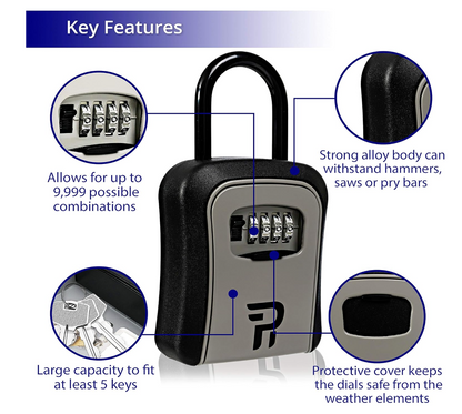 Key Lock Box for Outside